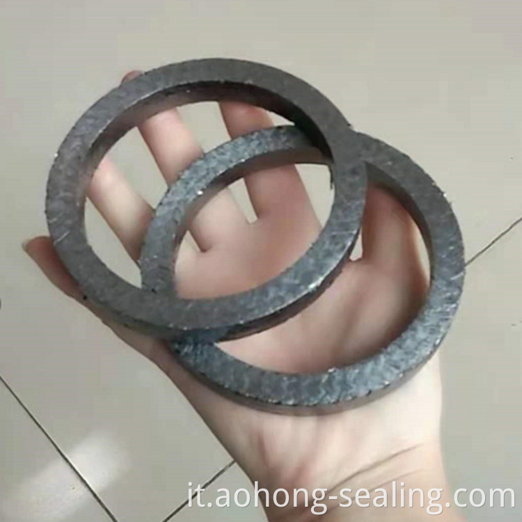 Anello di imballaggio della ghiandola grafite resistente alla vendita diretta in fabbrica1 Factory Direct Sale Wear Resistant Graphite Gland Packing Ring1